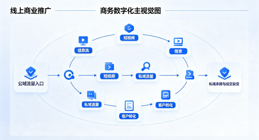 长宁县线上商业推广怎么做？全域流量闭环搭建与低成本转化实战指南